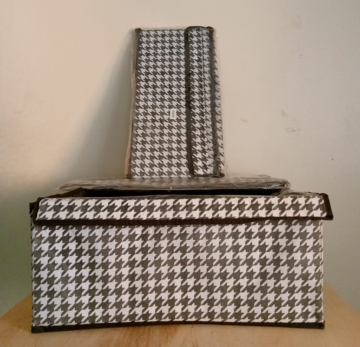 Organizador Plegable de Cajón con Tapa y Divisiones