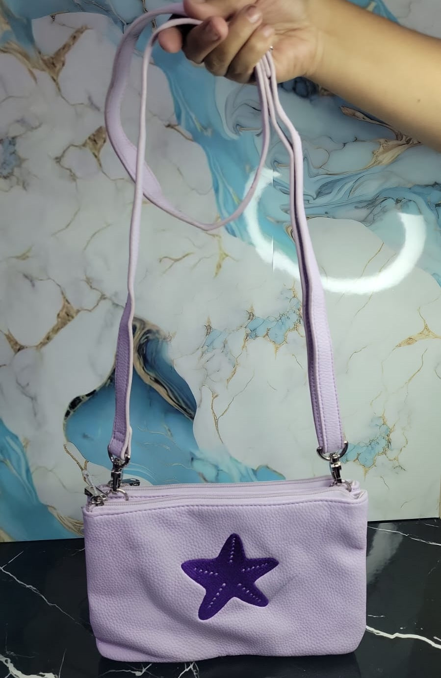 Bolso Bandolera Thirty-One en Color Lila